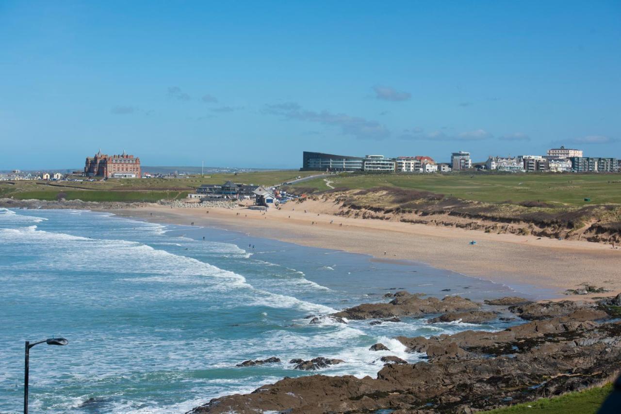 Fistral Beach Penthouse, Newquay Crantock Exterior foto